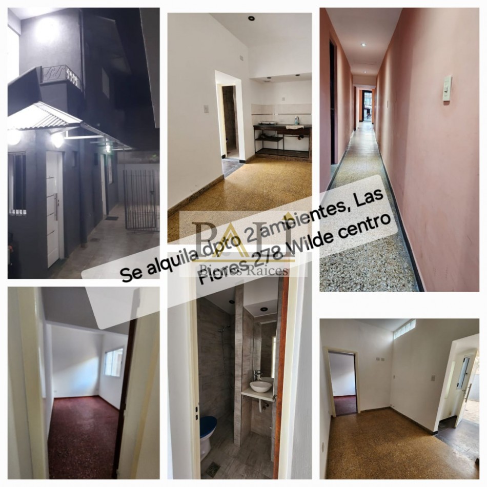 ALQUILER DEPARTAMENTO 2 AMBIENTES - APTO PROFESIONAL - WILDE CENTRO